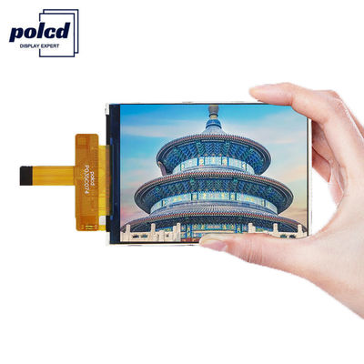 Polcd 3.5 Inch TFT LCD Screen 320x480 RGB Transmissive IPS Viewing Angle