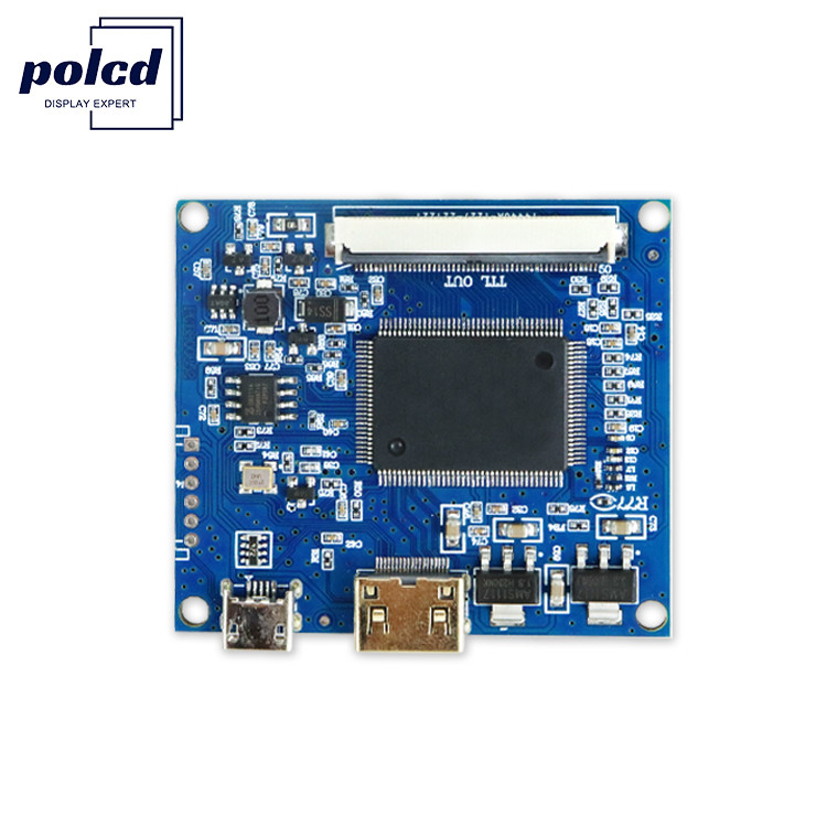 Polcd Customized TTL RGB 40pin 50pin FPC Universal Lcd PCB Board HDMI