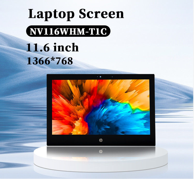 11.6 inch 1366x768 NV116WHM-T1C Replacement Laptop Touch Screen 60Hz Color IPS TFT LCD Display