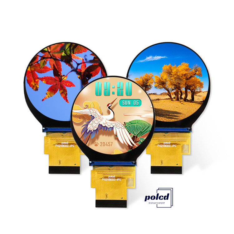 Polcd 2.1 inch 480x480 Small Round Circle Screen Panel SPI RGB interface Circular TFT LCD Display