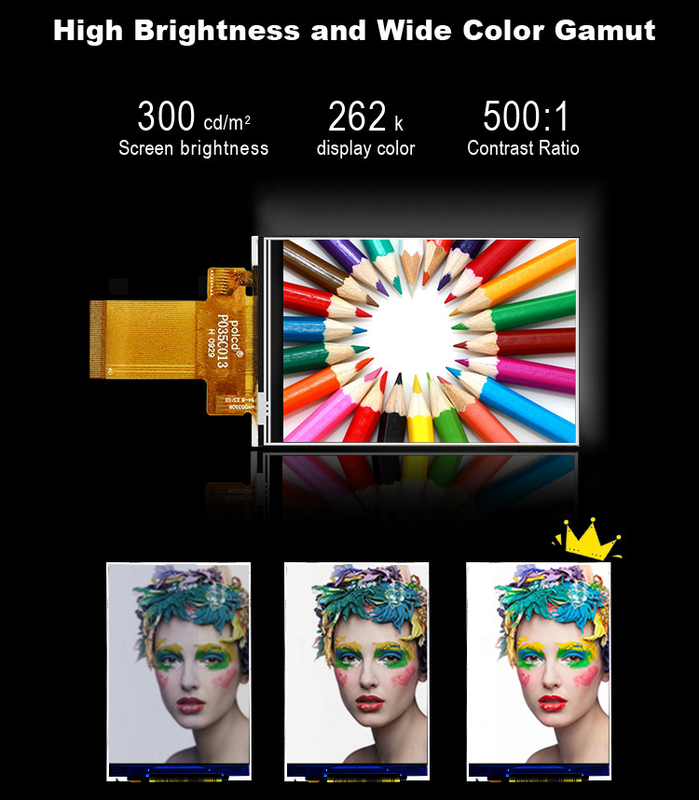Polcd 3.5 inch MCU SPI interface ILI9488 TFT LCD Screen with Resistive Touch Panel 320*480 3.5