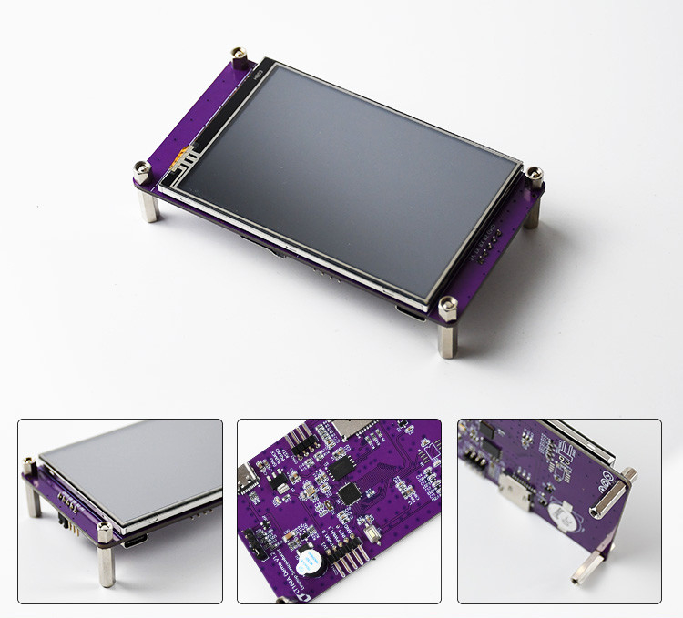 Polcd 3.5 Inch Serial Port Instruction Command Screen LCD Modules TFT Display HMI Touch Screen