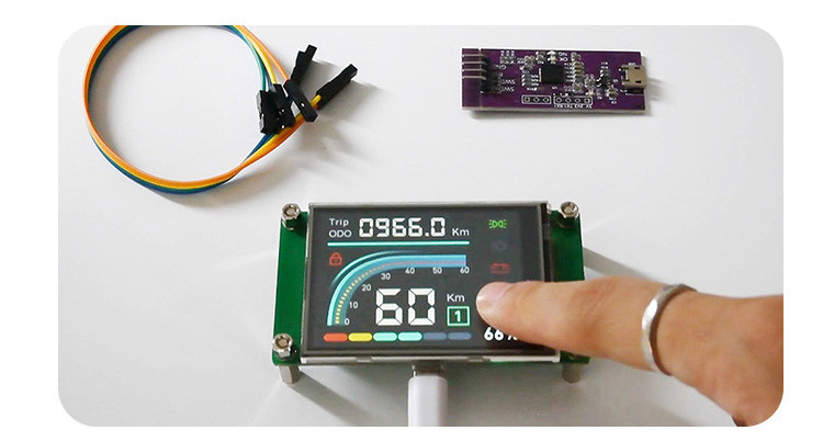 Polcd 2.4 Inch Tft Lcd Module 240*320 Hmi Uart Port Smart Lcd Display Industrial Resistance Touch Screen