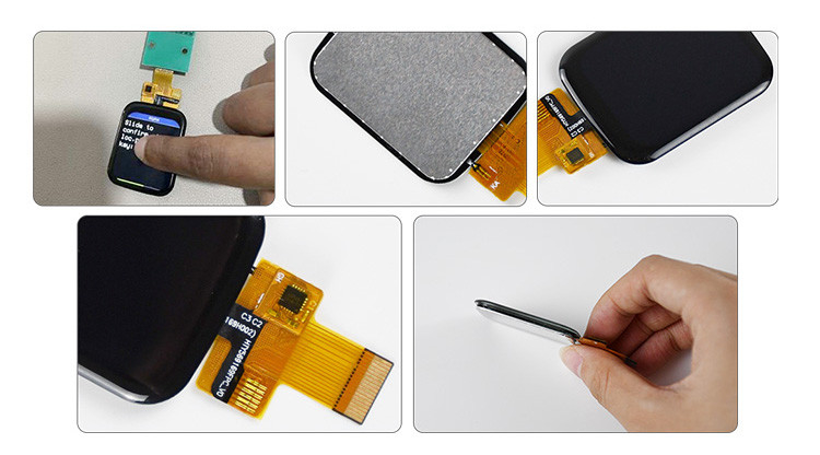 Polcd 1.69 Inch TFT Capacitive Touch Screen 240x280 Normally Black IPS LCD Module