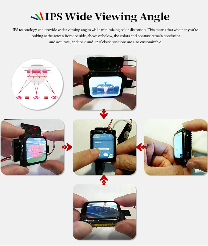 Polcd 1.69 Inch TFT Capacitive Touch Screen 240x280 Normally Black IPS LCD Module