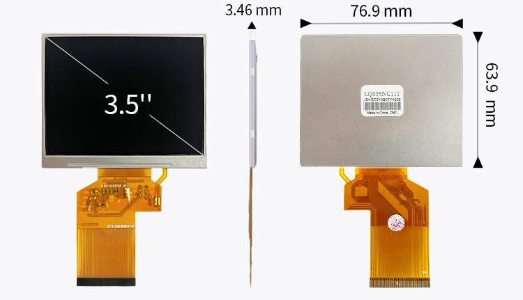 LQ035NC111 3.5 inch LCD Module 320x240 Rgb Spi interface 54 pin Color TFT Display