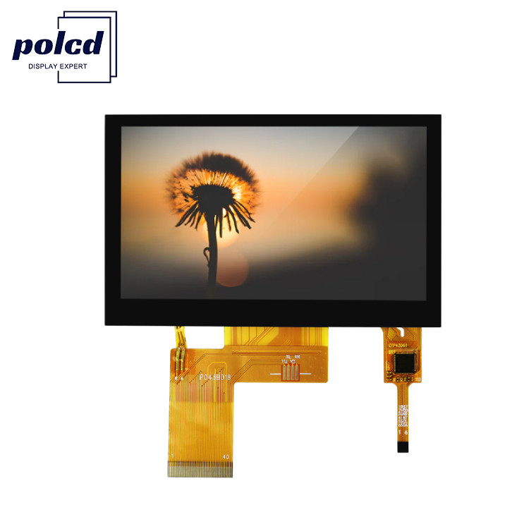 Polcd ST7262E43 4.3 Inch Tft Lcd Display 280 Nit LCD Touch Panel 800X480