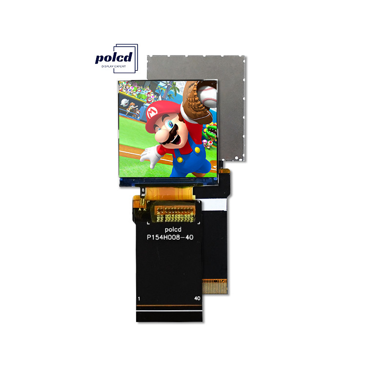 Polcd 1.54 Inch TFT LCD Display 240x240 IPS Square Screen 40 Pin RGB666 Interface LCD Panel