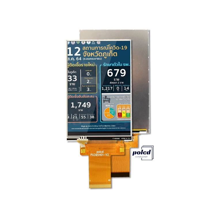 Polcd 3.95 Inch 4