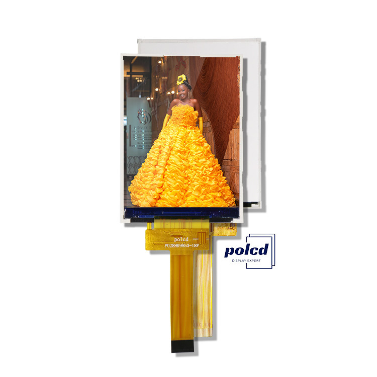 Polcd 2.8 Inch Tft Display Screen JD9853 240*320 Ressolution 18pin 200nits TFT LCD Module