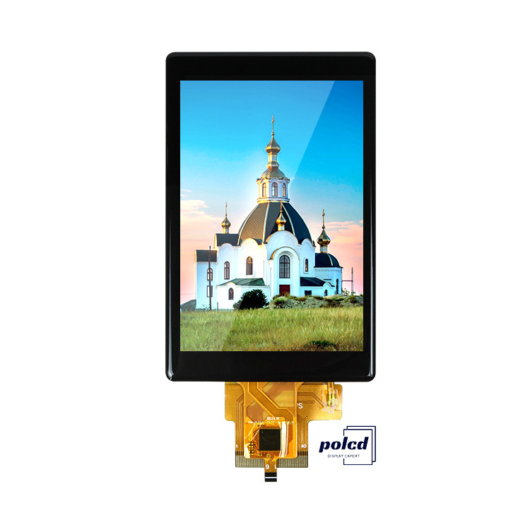 Polcd Custom LCD Display 3.5 Inch 320x480 40pin IPS Angle 500nit ST7796U Capacitive Touch Screen