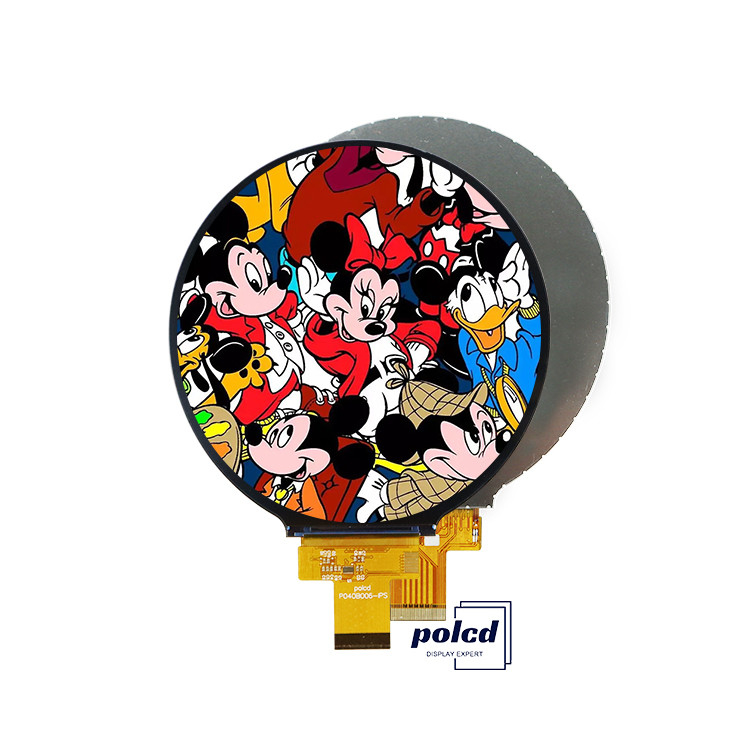 Polcd 4 inch Round Circular TFT Display 720x720 MIPI interface 30 Pins ST7703 TFT LCD Screen Module