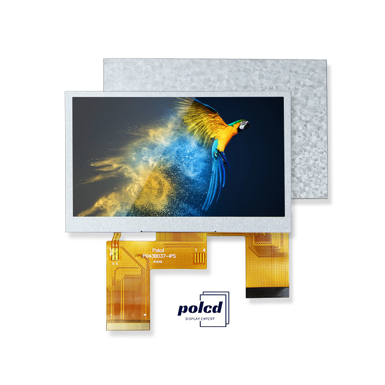 Polcd 4.3 Inch 400 Brightness 480x272 LCD IPS Screen NV3041A IC MCU SPI Interface TFT Display