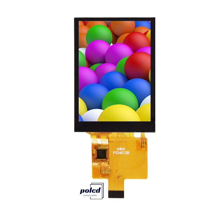 Polcd 2.4 inch Transmissive 240x320 brightness 260 driver ic ST7789V Interface 4 Line serial TFT LCD