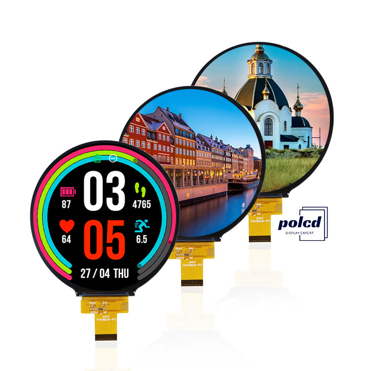 Polcd 4.0'' Circle Panel LCD Module 720*720 ST7703 IPS View Angle MIPI interface Round TFT Display