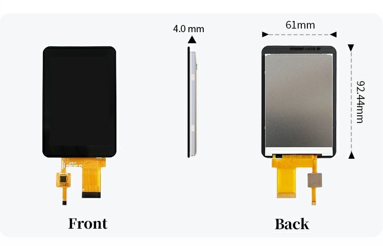Polcd High Contrast Ratio 3.5 Inch LCD Screen High Brightness 320x480 Capacitive Touch Panel Tft Lcd Display