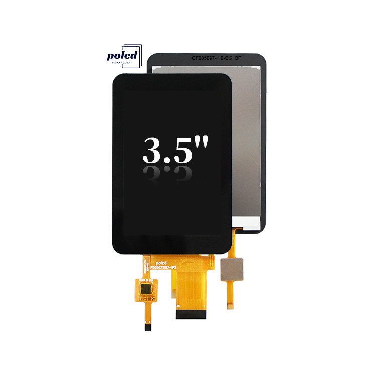 Polcd CTP 320x480 Resolution 30pin 3.5 Inch TFT LCD Touch Screen Module 330 nit TN Glass LCD Display