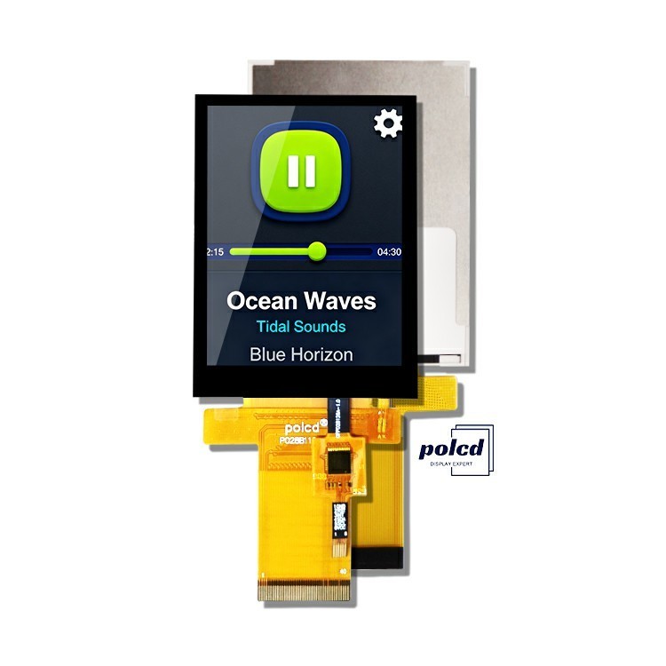 Polcd Tft RGB 2.8 Inch Industrial Controller Color Display Panel Capacitive Touch Screen IPS LCD Module