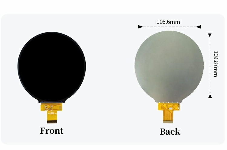 Polcd 4 inch Round Circular TFT Display 720x720 MIPI interface 30 Pins ST7703 TFT LCD Screen Module