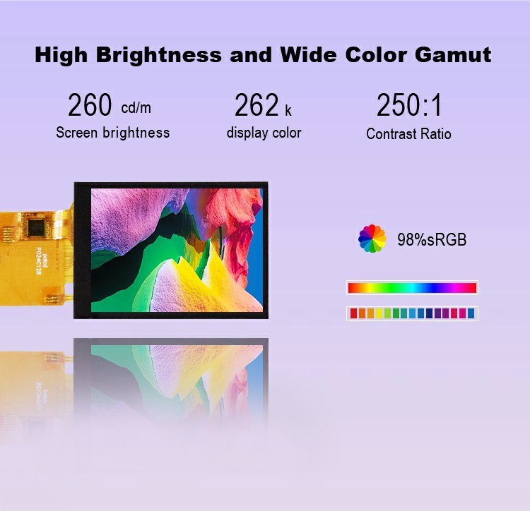 Polcd TFT 2.4 inch Spi interface LCD 240*320 RGB Color Touch Screen ST7789V 16pin 2.4 TFT Display