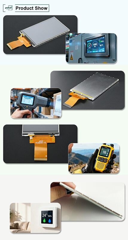 Polcd 3.95 Inch 320*480 LCD Display RGB Interface ILI9488 40pin TFT Transmissive LCD Module