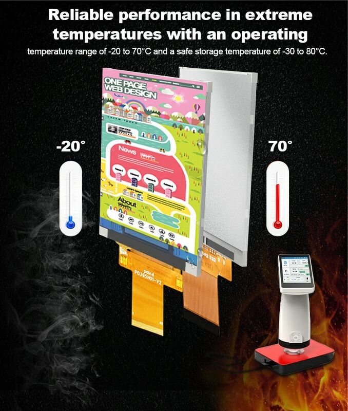 Polcd Custom 3.95 Inch 320x480 Ips Tft Lcd RGB Interface Liquid Crystal Display Module With Touch