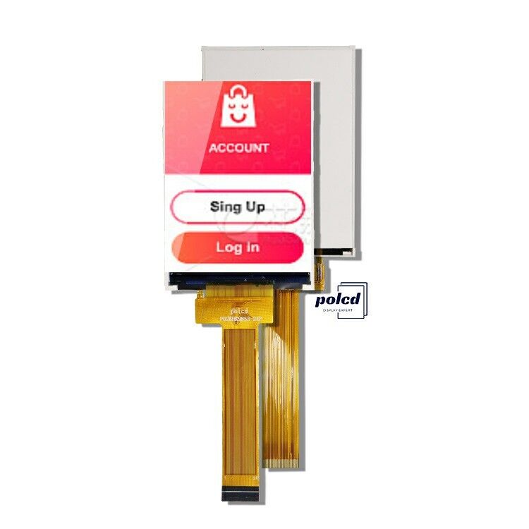 Polcd 2.8 Inch TFT Display 240x320 IPS Screen High Contrast 1200:1 TFT Panel LCD Module