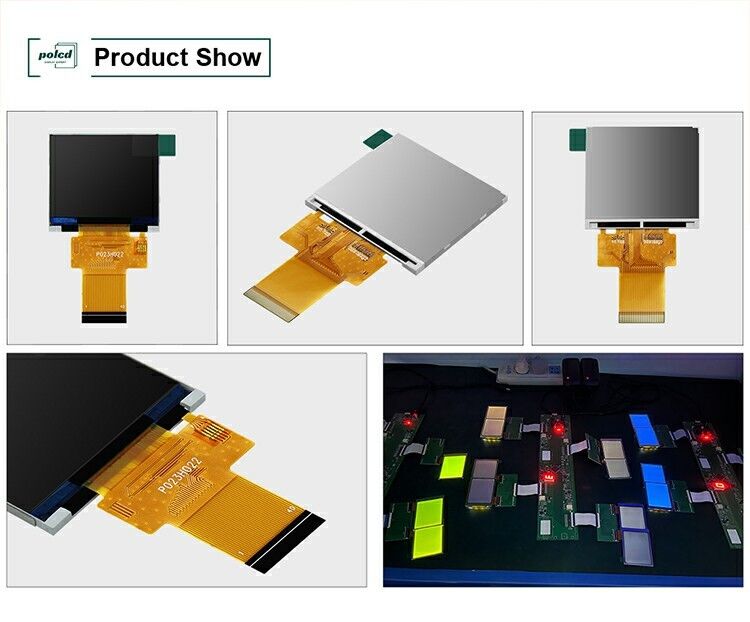 Polcd 2.31 Inch 320x240 Tft Display RGB 18 Bit High Brightness TFT Display