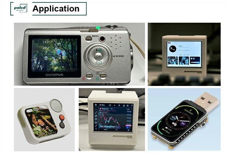 Polcd Factory 3.5 inch TFT LCD 320 * 240 SPI RGB interface Instrument Screen 3.45 inch LCD Display Module