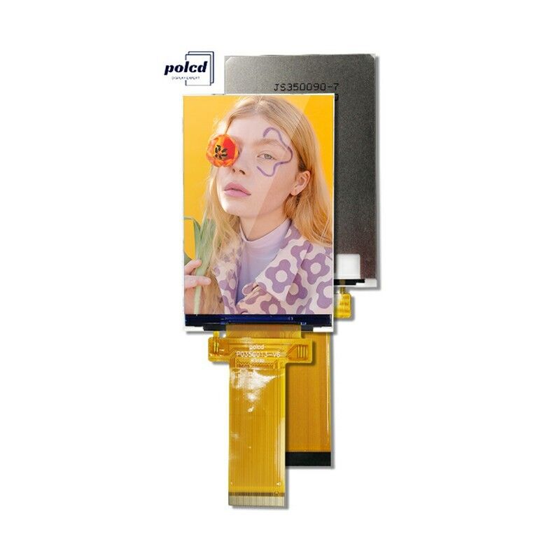 Polcd 3.5 inch LCD Touch Display Screen 320 * 480 SPI MCU interface IPS full view Touch Module