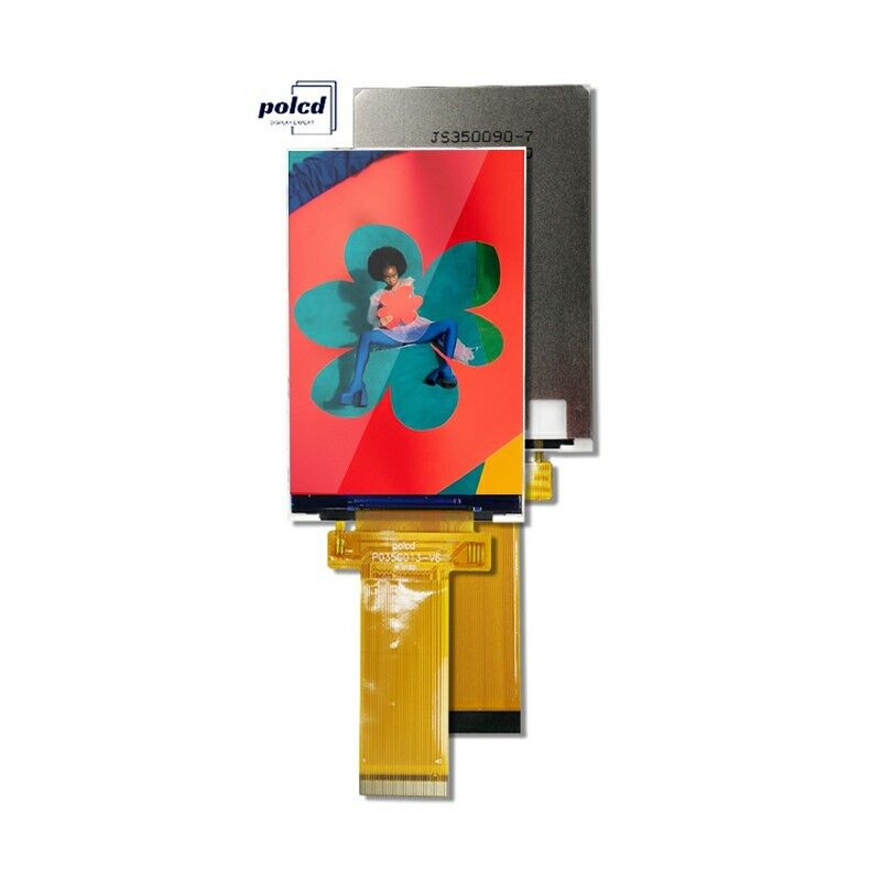 Polcd LCM factory 3.5 inch 320*480 Mcu Spi interface 300 nit TFT LCD Module Capacitive Touch Panel Display