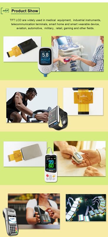 Polcd 2.4 Inch IPS LCD Screen High Brightness 450 Nit MCU ST7789V 240x320 Resolution TFT LCD Display Module