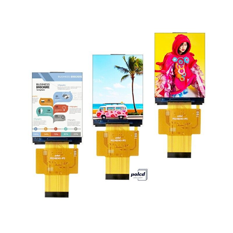 Polcd 2.4 Inch 240x320 ST7789V Mcu Interface Full Viewing Angle IPS 2.4