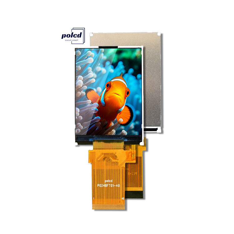 Polcd 2.4 inch LCM Module Transflective SPI MCU Welding 20pin Resolution 240x320 TFT LCD Screen