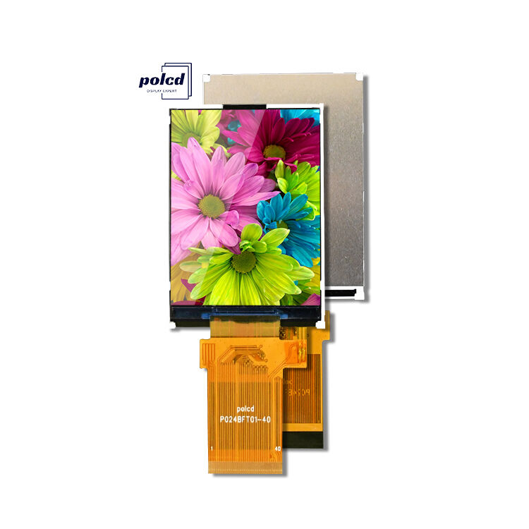 Polcd Custom 2.4 Inch 20 Pin Tft Lcd 240x320 Transflective Color Screen with ST7789T3 Lcd Display