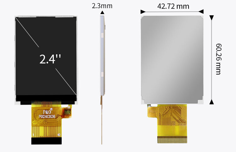 Polcd ST7789V 2.4 Inch Tft Display 12 0'CLOCK 240x320 tft lcd Panel Screen
