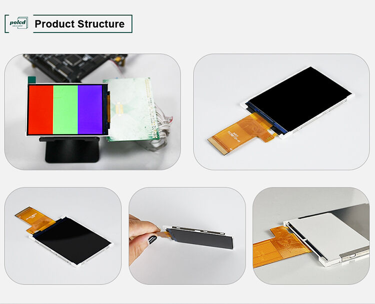 Polcd 240x320 2.8'' Color Screen ST7789T3 Ic Transflective LCD Module 2.8 Inch TFT Display
