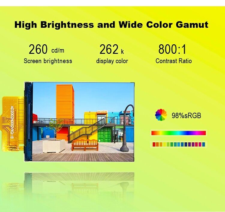 Polcd 2'' 2 Inch 240x320 Resolution ST7789V SPI Interface IPS TFT LCD Screen Lcd Display Module