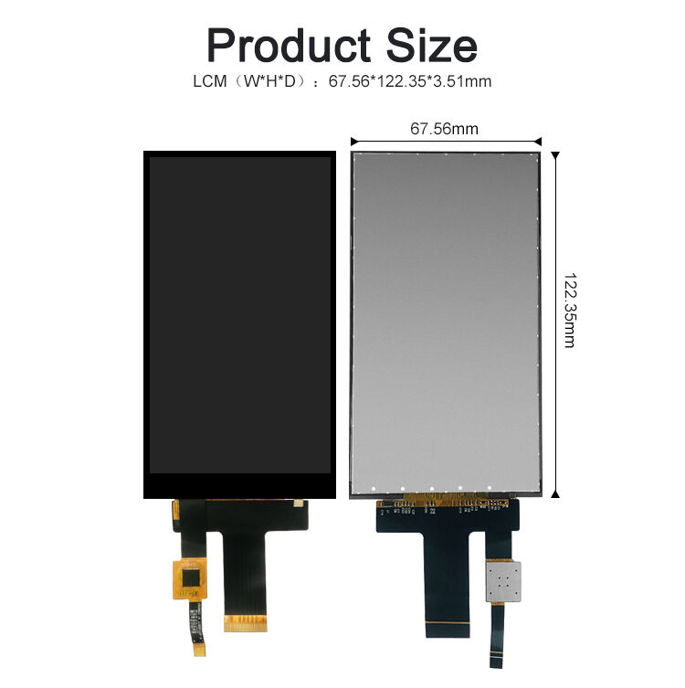 Pocld 5 inch LCM Screen 720*1280 resolution Capacitive Touch Panel MIPI interface 30pin TFT LCD Display