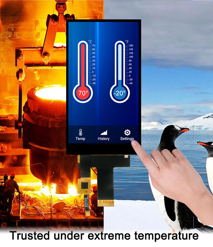 Pocld 5 inch LCM Screen 720*1280 resolution Capacitive Touch Panel MIPI interface 30pin TFT LCD Display