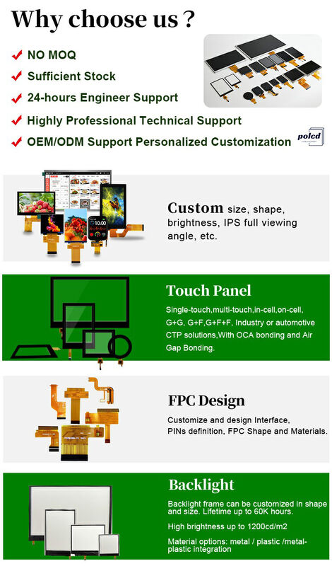 Polcd Wholesale 2.4 inch Liquid Crystal Display 240x320 QVGA ST7789V2 SPI LCD Display Modules