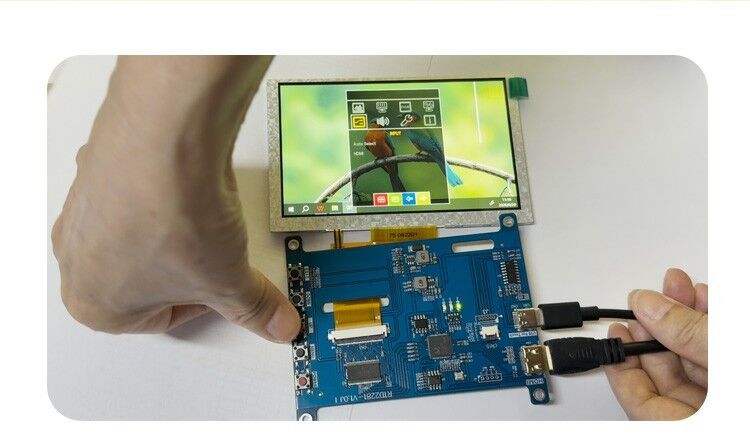 Polcd 4.3 5 Inch Universal LCD Driver Board HD-MI USB Controller Board RTD2281 for TFT LCD Display Module