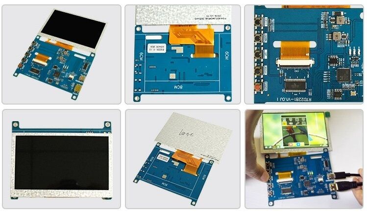 Polcd 4.3 5 Inch Universal LCD Driver Board HD-MI USB Controller Board RTD2281 for TFT LCD Display Module