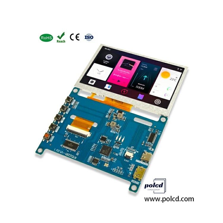 Polcd RTD2281 Multi-function Raspberry Pi Display Screen Universal LCD Driver Board 4.3 inch 5 Inch H-DMI USB Controller Board