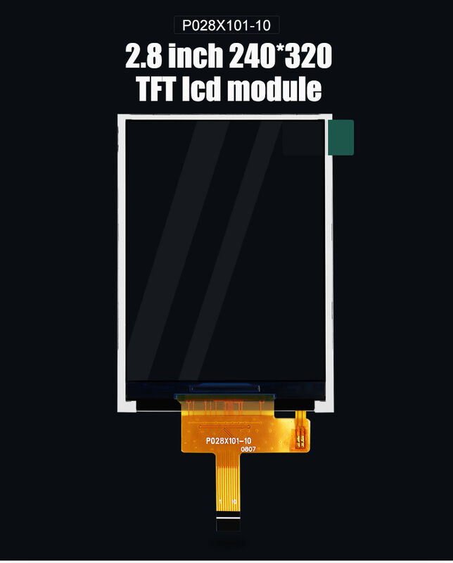 Polcd 2.8 inch LCD Module 240x320 SPI Interface 10pin Small Size Color Screen 2.8 TFT Display

