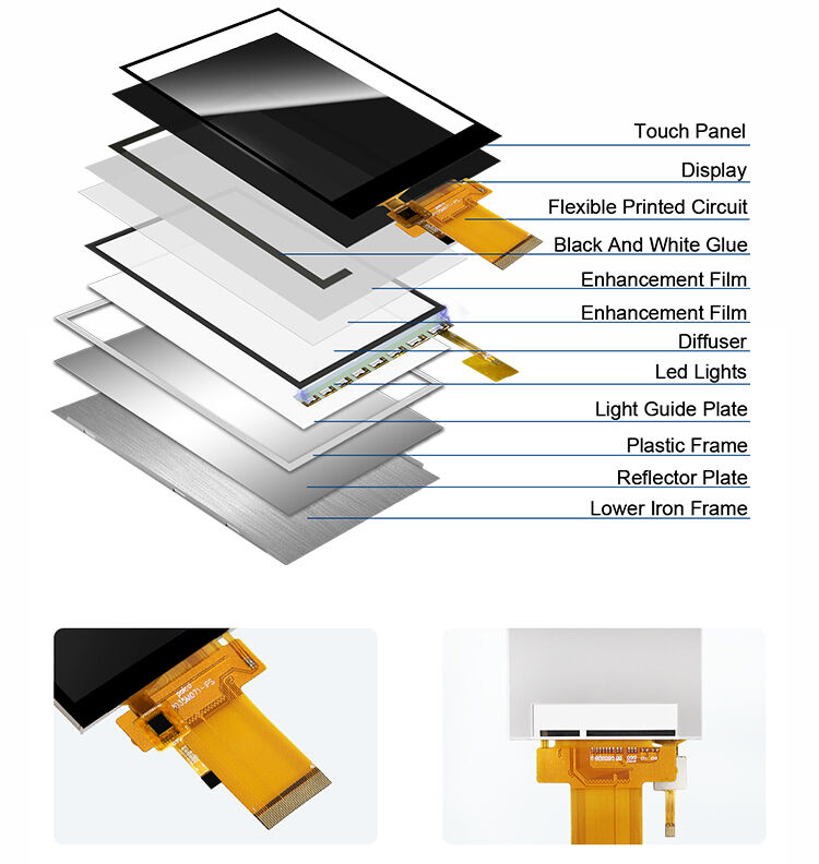 Polcd ILI9488 Drive 3.5 inch LCD Module High Brightness 300 nit IPS Wide View CTP RTP 320*480 TFT Display
