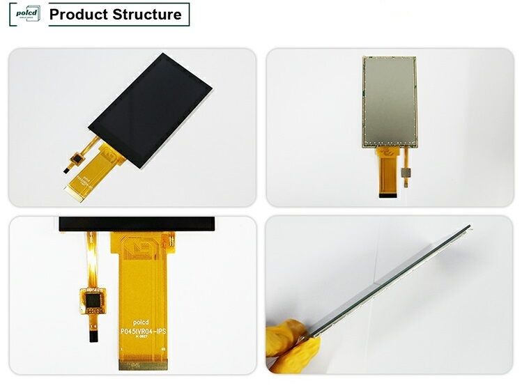 Polcd 4.5 Inch TFT 480*854 Resolution Contrast Ratio 1200:1 RGB Interface IPS Touch Screen LCD Modules