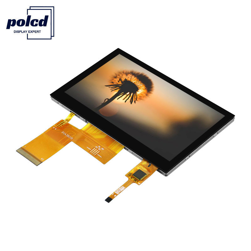 Polcd ST7262E43 4.3 Inch Tft Lcd Display 280 Nit LCD Touch Panel 800X480