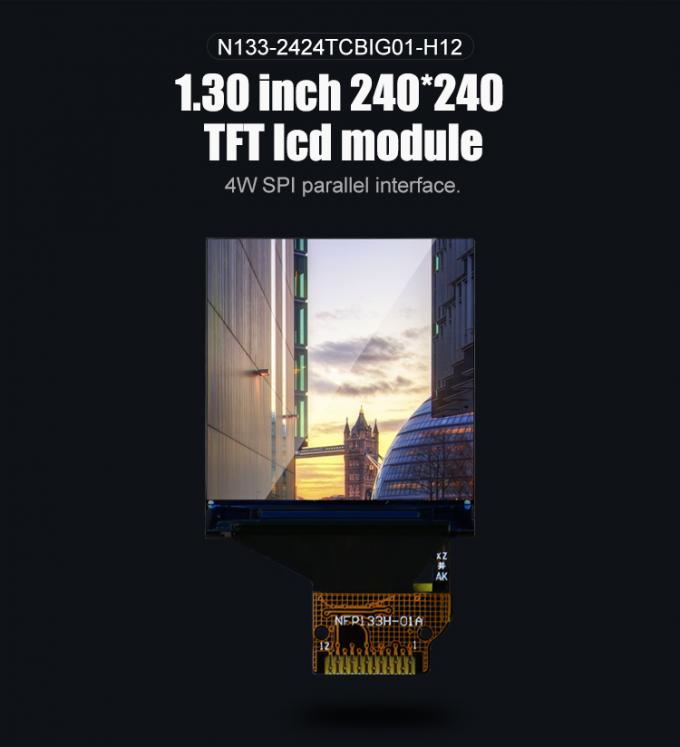 ST7789V IC TFT LCD Touch Screen 240*240 Full View For Smart Watches