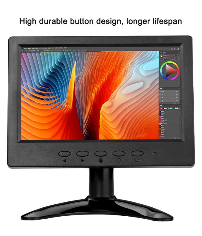 Industrial 7 Inch Embedded Waterproof Touch Screen Panel Monitor HDMi Plastic Case 0